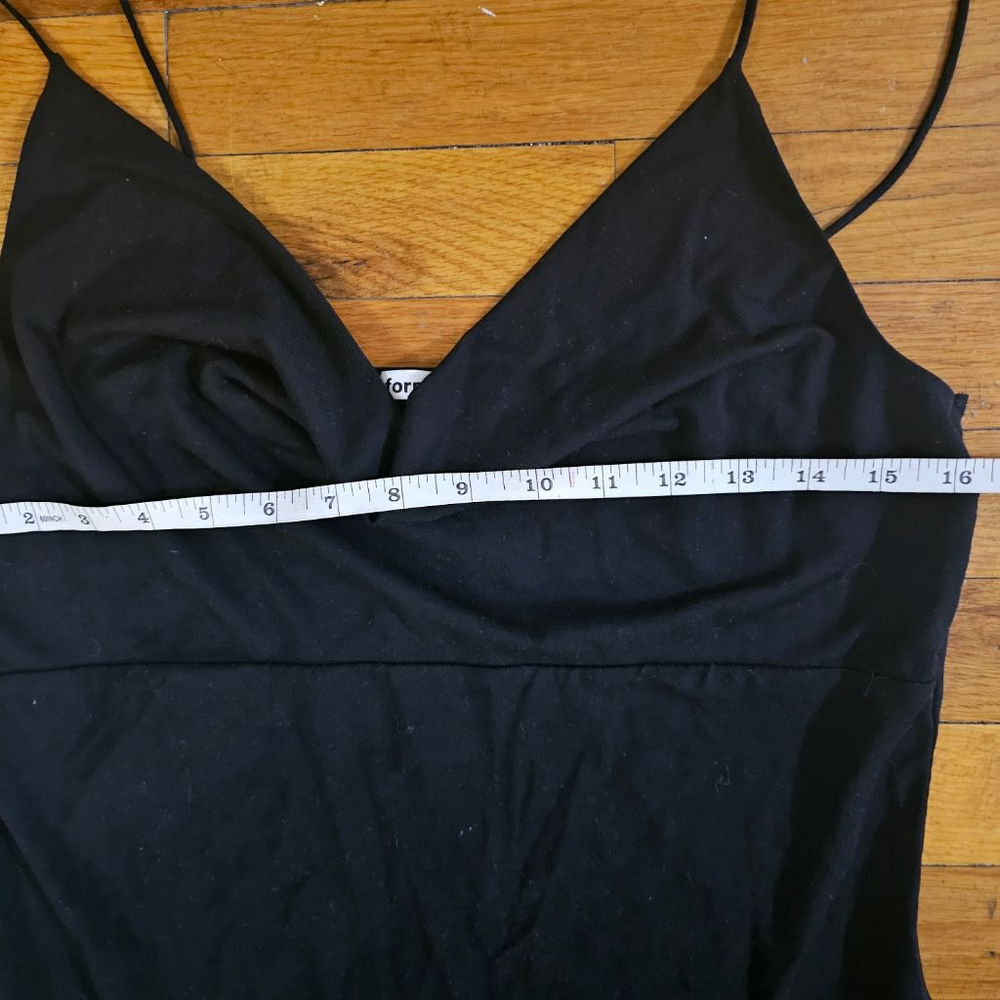 Reformation Black Mini Dress Women's Large - Picture 4 of 8